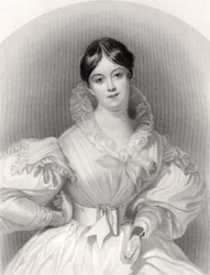 Letitia Elizabeth Landon, gravée par J. Thompson, de 